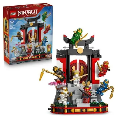 Produktbild von LEGO NINJAGO 71866 15 Jahre Jubiläum Ninja Figuren Kollektion, Kloster Modell, 8 Minifiguren, Ab 14 Jahren