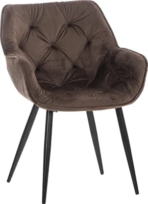 Produktbild von Stuhl HLO-CP88 Samt  braun