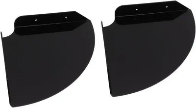 Produktbild von Set aus 2 Wandmontierten Schwimmenden Eckplatten für Bad und Schlafzimmer - Ideal für Aufbewahrung und Dekoration in Ecken