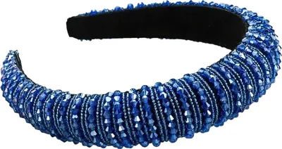 Zdjęcie produktu dla Elegancka ciemnoniebieska opaska na głowę VI-30167 KP30167