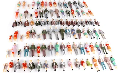 Produktbild von Maßstab 1:48 | Plastik Figuren Spur 0 (100 Stück)