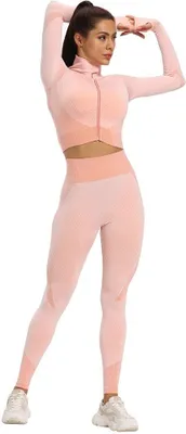 Immagine prodotto di Set fitness Yoga Sense da donna rosa, M
