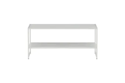 Image de Staal table basse 101,6x43,2cm blanc.
