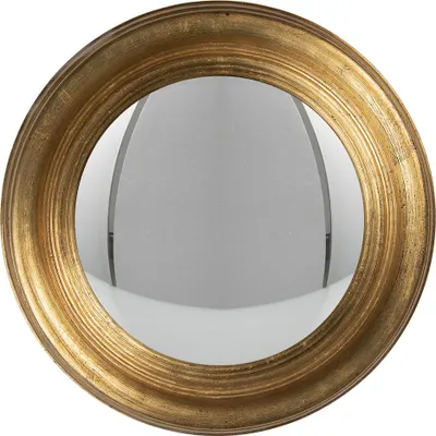Produktbild von Clayre & Eef Spiegel Ø 34 cm Goldfarbig Holz