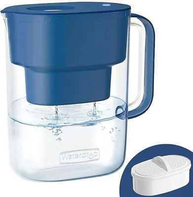 Immagine prodotto di Bollitore con filtro Waterdrop Lucid con filtro 1×90 giorni, 3,5 l, riduce calcare, cloro, piombo e rame nell'acqua,  NSF