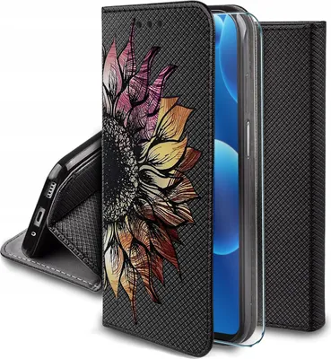 Obrázek produktu pro Etui do Samsung A26 5G MAGNET WZORY CASE PORTFEL + SZKŁO OCHRONNE 9H