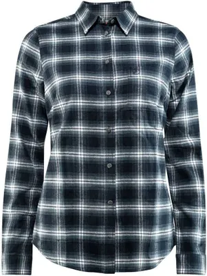 Produktbild von Fjällräven Övik Flannel Langarmhemd Blau XS Frau Blau XS