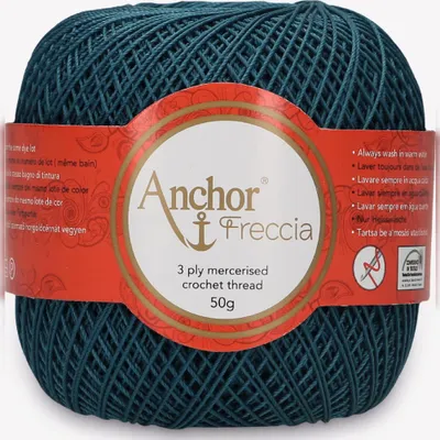 Image de Anchor Freccia 12 – Fil de coton fin pour le crochet en filigrane (couleur 00671)