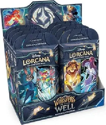 Image de Lorcana Whispers in the Well: Starter Deck Display