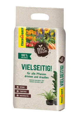 Produktbild von Floragard® -ERDE Vielseitig! für alle Pflanzen drinnen und draußen - 3 Liter