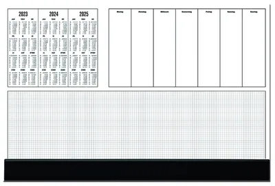 Productafbeelding van Güss® 12-1250K schrijfplankkalender, 60x40 cm