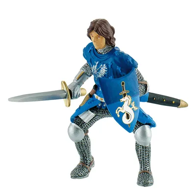 Image de Prince avec épée bleu, figurine