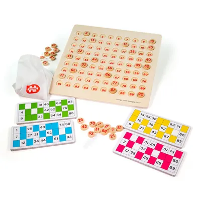 Zdjęcie produktu dla Zagraj w drewniane bingo Bigjigs
