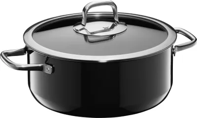 Image de WMF Cocotte Fusiontec Compact Couvercle en verre noir