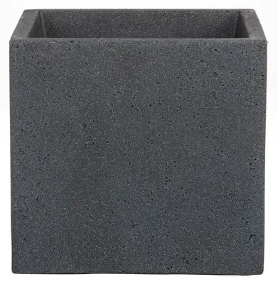 Obrázek produktu pro Scheurich C-Cube 240, Květináč, Volně stojící, Plast, Černá, Čtverec, Venkovní