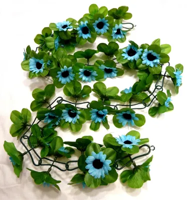 Produktbild von Sonnenblumen  Girlanden blau ca. 120 cm lang