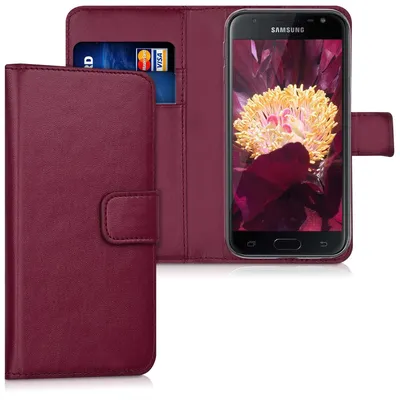 Produktbild von kwmobile 42156.13, Geldbörsenhülle, Samsung, Galaxy J3 (2017) DUOS, Bordeaux