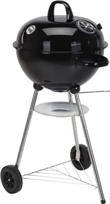 Image de Barbecue Sphérique Noir Cuisson Homogène Et Mobile - Bbq