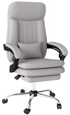 Image de Chaise de bureau - Chaise de travail - Fauteuil gamer - Chaise de travail - Fauteuil pivotant - Avec repose-pieds