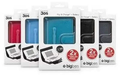 Produktbild von Bigben Interactive Flip & Charge, Nintendo 3DS, Nintendo 3DS, 128 mm, 50 mm, 210 mm, 210 g, 1 Stück(e)