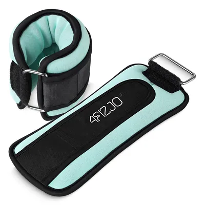 Produktbild von 4FIZJO Fuß- und Handgelenkgewichte für Krafttraining 2x0,5 kg, Aerobic und Reha-Übungen