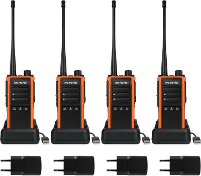 Produktbild von Retevis C65B Funkgeräte, Professionelles Walkie Talkie, IP67 Wasserdichtes, Großer Reichweite, Robust, Notfallalarm für Rettung im Freien, Bauwesen