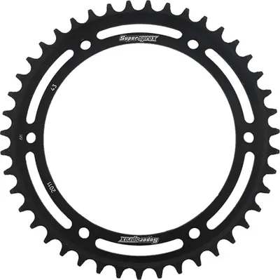 Obrázek produktu pro Ocelové řetězové kolo Supersprox 530 - 43T (černé) RFE-2011:43-BLK|ID 155,0 LK 176,0 6 děr