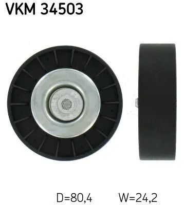 Produktbild von SKF VKM 34503 Umlenkrolle Keilrippenriemen für SAAB 9000 Schrägheck 900 II Cabriolet 900 II 9000 900 II Coupe