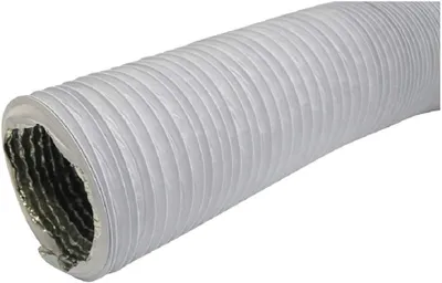Produktbild von Flexible Ventilationsschlauch Ø 160 mm, 3 m lang, Aluminium/PVC, für Trockner und Dunstabzug