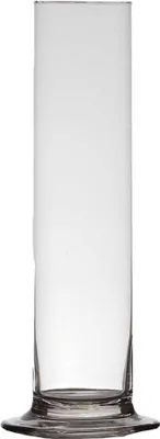 Produktbild von INNA-Glas Einzelblumenvase ABIRAMY aus Glas, Standfuß, klar, 15cm, Ø6cm - Stielblumenvase