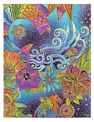 Produktbild von Celestial Magic (Whimsical Creations) Ultra Lined Hardback Journal (Wrap Closure)
