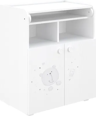 Image de Table à langer 700 Shefa Kids, Teddy, blanc