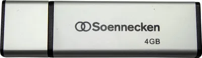 Produktbild von USB-Stick 71616 2.0 4GB schwarz/silber Packung mit 5 Stück