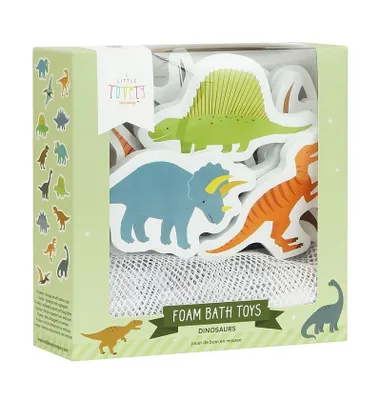 Produktbild von ALLC Badenetz mit Schaumstoff Badespielzeugen (Dinosaurier)