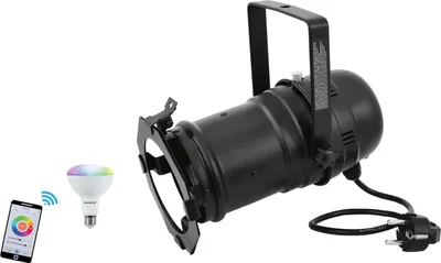 Produktbild von EUROLITE Set PAR-30 Spot sw + LED PAR-30 RGB/WW/CW WiFi