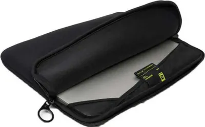 Image de Tucano Top Manchon MacBook Pro/Air/Neo 13" – Néoprène de 4mm d'épaisseur – Poche frontale pour accessoires – Système anti-glisse - Noir