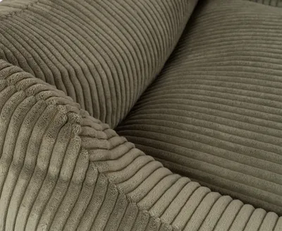 Produktbild von Knuffelwuff Hundebett aus Cord mit Handwebcharakter Olivia M-L 85 x 63cm Khaki