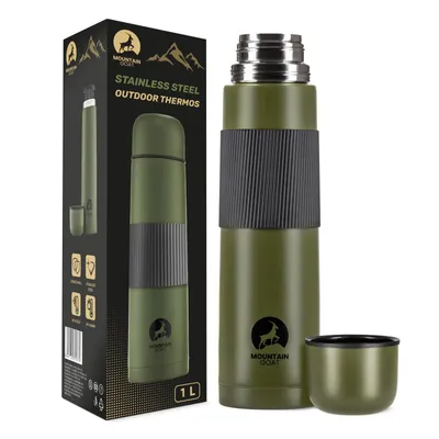 Obrázek produktu pro MOUNTAIN GOAT Termoska na kávu nebo čaj, 1000 ml, zelená