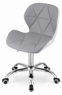 Image de Chaise de bureau sur roulettes - Hauteur réglable et motif géométrique