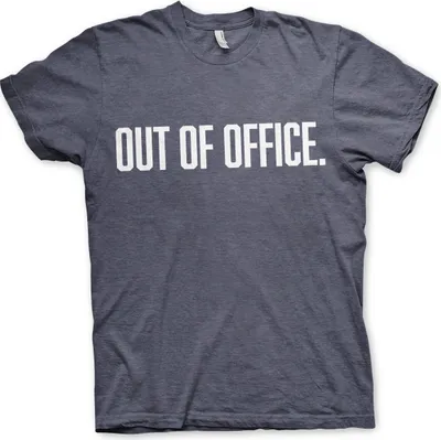 Produktbild von OUT OF OFFICE T-Shirt - XX-Large - Navy-Heather