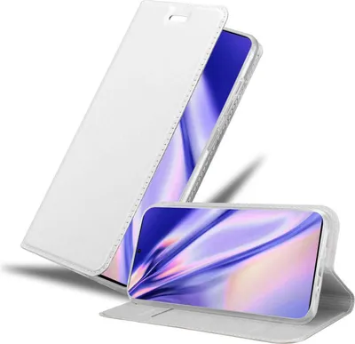Produktbild von Cadorabo Handyhülle für Samsung Galaxy S20 ULTRA Schutz Hülle in Silber Cover Etui Book Case Booklet