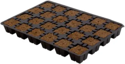 Imagen del producto de Juego de bloques organizadores, 24 unidades, 30 x 20 x 3 cm, cubos de 3,5 x 3,5 cm, para organización