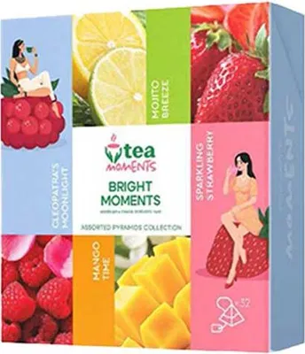 Obrázek produktu pro Tea Moments Bright Moments 54,4g (32 pyramid, kolekce čajů)