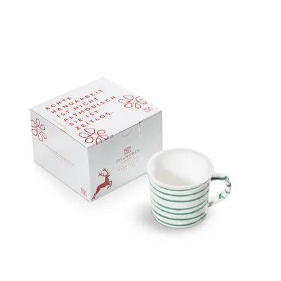 Produktbild von Gmundner Keramik Grüngeflammt Kaffeehäferl