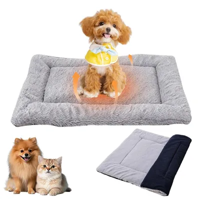 Image de Tapis pour chien, 55 x 75 cm, coussin en peluche, lavable
