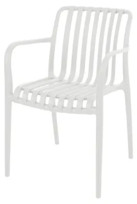 Produktbild von HOMLA VALORO Gartenstuhl weiß 56x57x81 cm