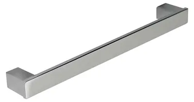 Image de Poignée de meuble en zamac finition chrome brillant e 128 mm