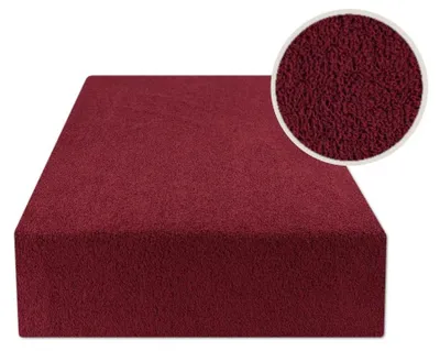 Obrázek produktu pro eStilex Prostěradlo s gumou Froté 140x200 Vínové