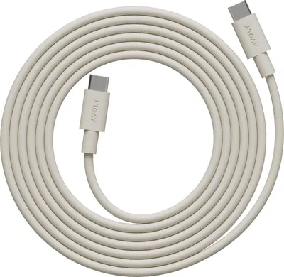 Image de Avolt C1CCI1002BE, 2 m, USB C, USB C, Beige