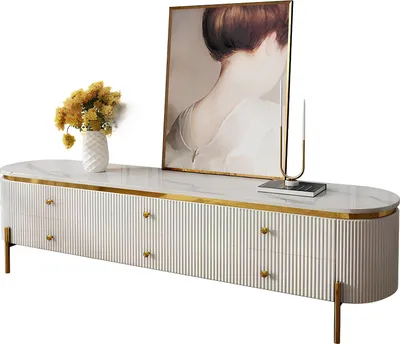 Immagine prodotto di rtv design credenza tv a parete alta lucida bassa cassettiera nuovo